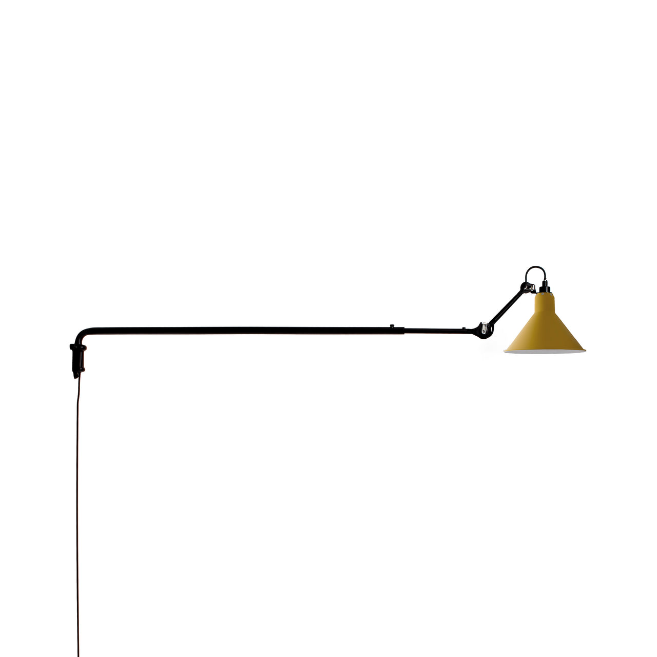 Lampe Gras N°213 Wall Lamp: Yellow + Conic