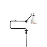 Lampe Gras N°303 Wall Lamp: White + Copper + Round