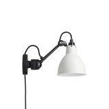 Lampe Gras N° 304 CA Wall Lamp: Black + White + Round