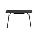 Tree Console Table: Low + Charcoal Black + With Shelf