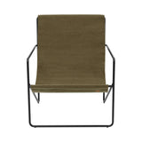 Desert Lounge Chair: Olive + Black