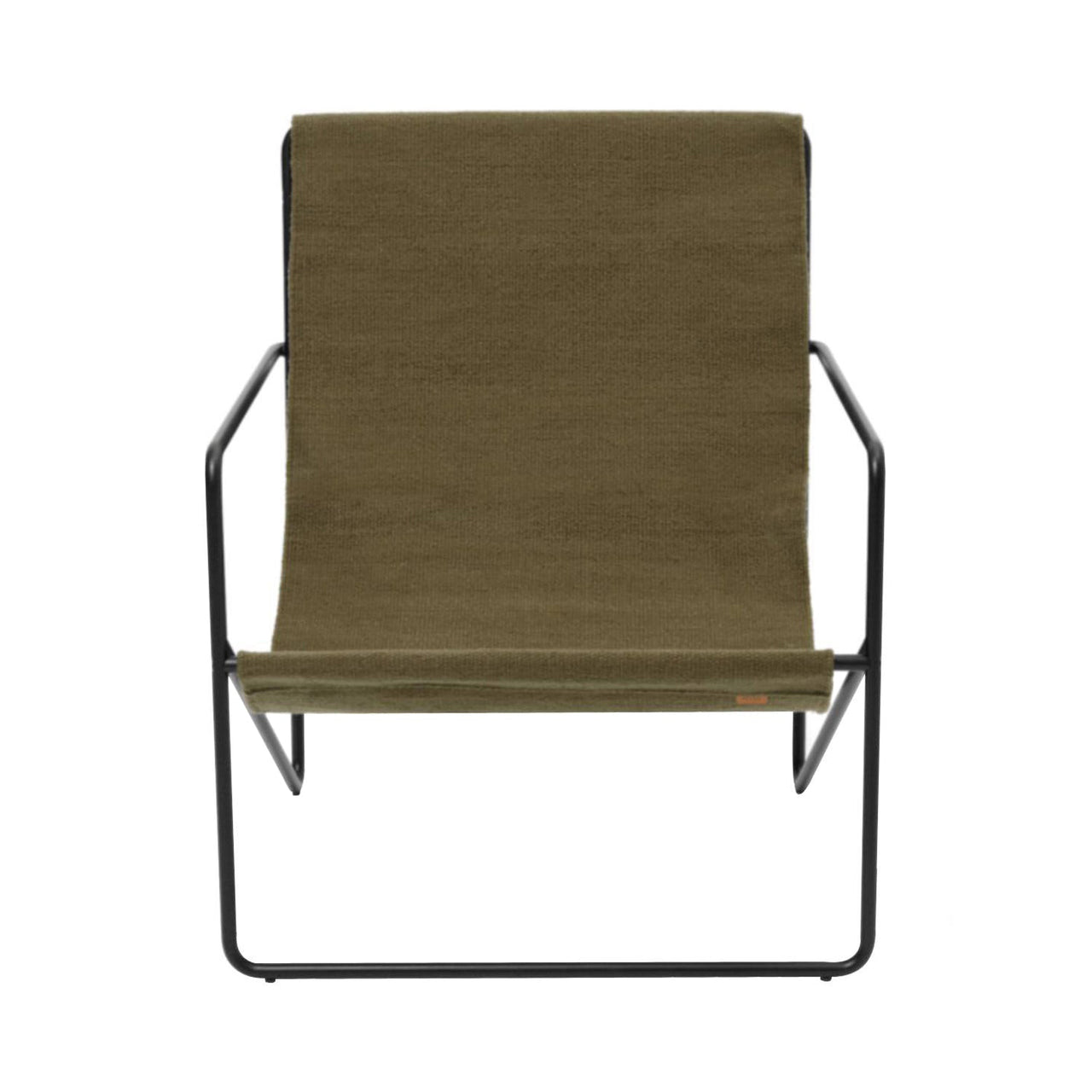 Desert Lounge Chair: Olive + Black