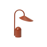 Arum Portable Lamp: Oxide Red