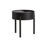 Arc Side Table: Black Painted Ash