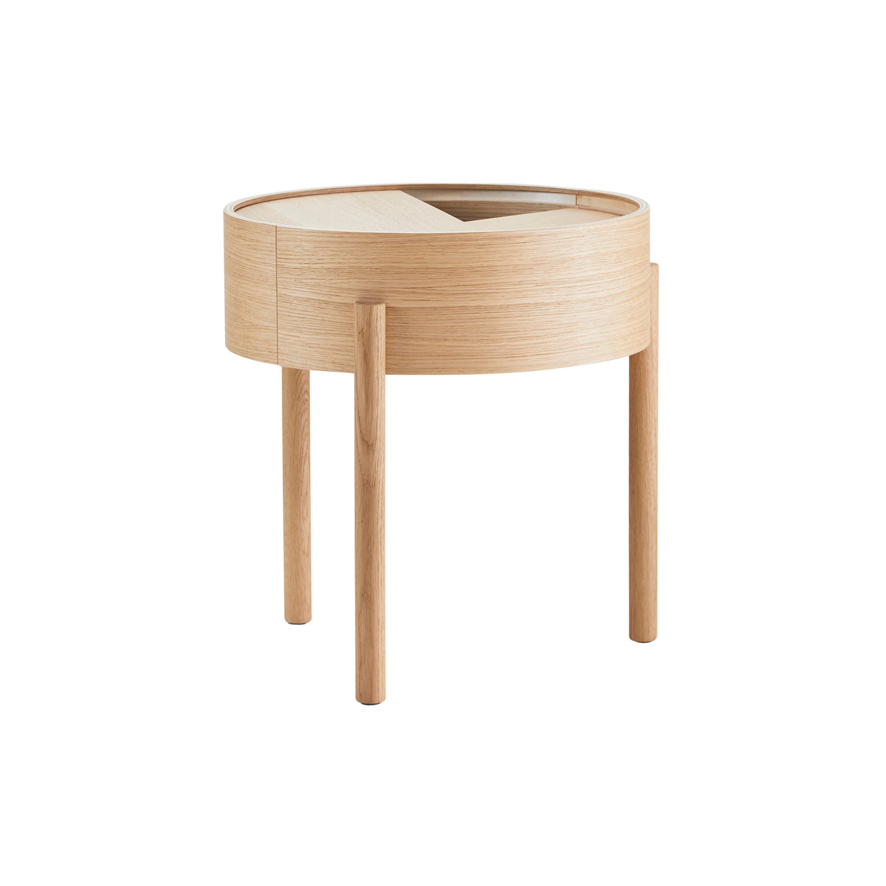 Arc Side Table: Oiled Oak