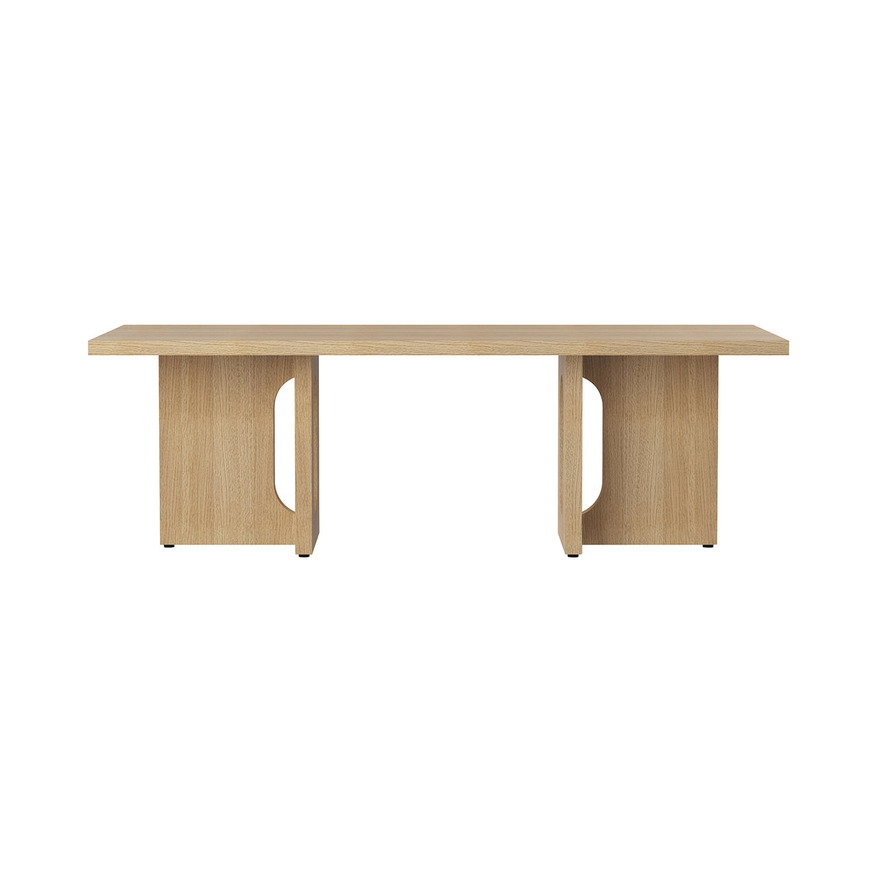 Androgyne Lounge Table: Quick Ship +  Natural Oak + Natural Oak