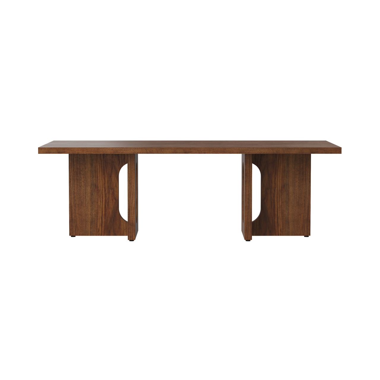 Androgyne Lounge Table: Walnut + Walnut