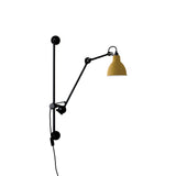 Lampe Gras N°210 Wall Lamp: Yellow + Round