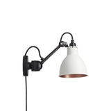 Lampe Gras N° 304 CA Wall Lamp: Black + White + Copper + Round