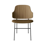 The Penguin Dining Chair: Upholstered + Natural Oak + Re Wool 0448
