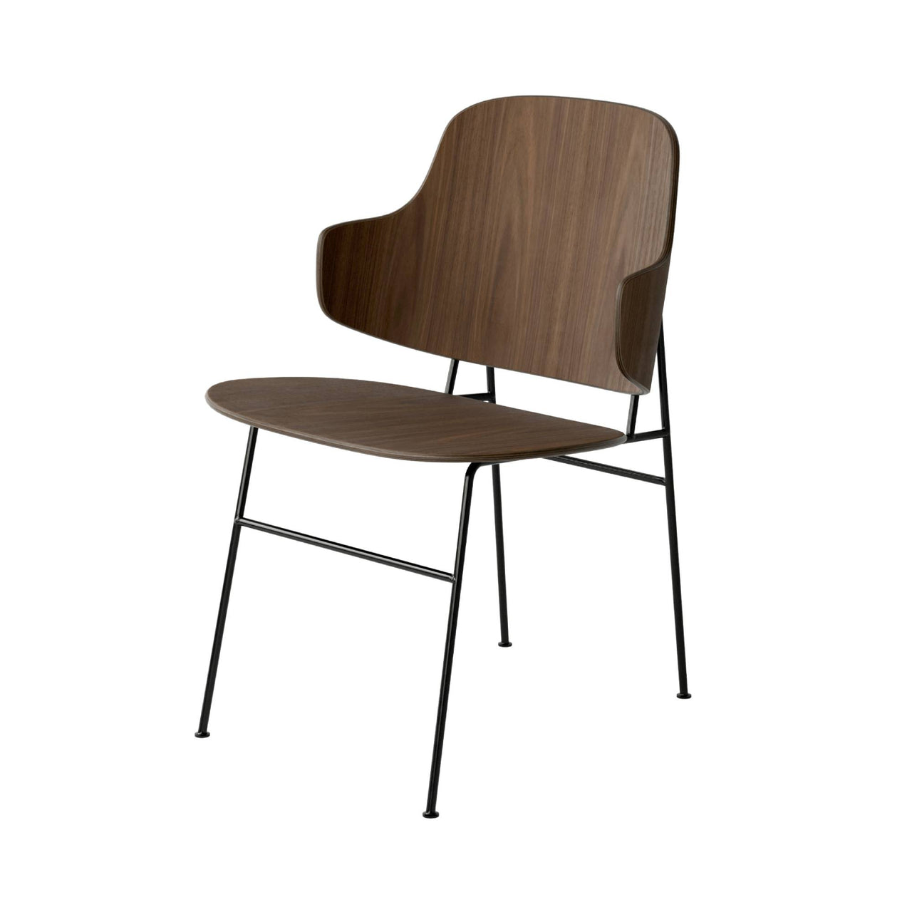 The Penguin Dining Chair: Walnut