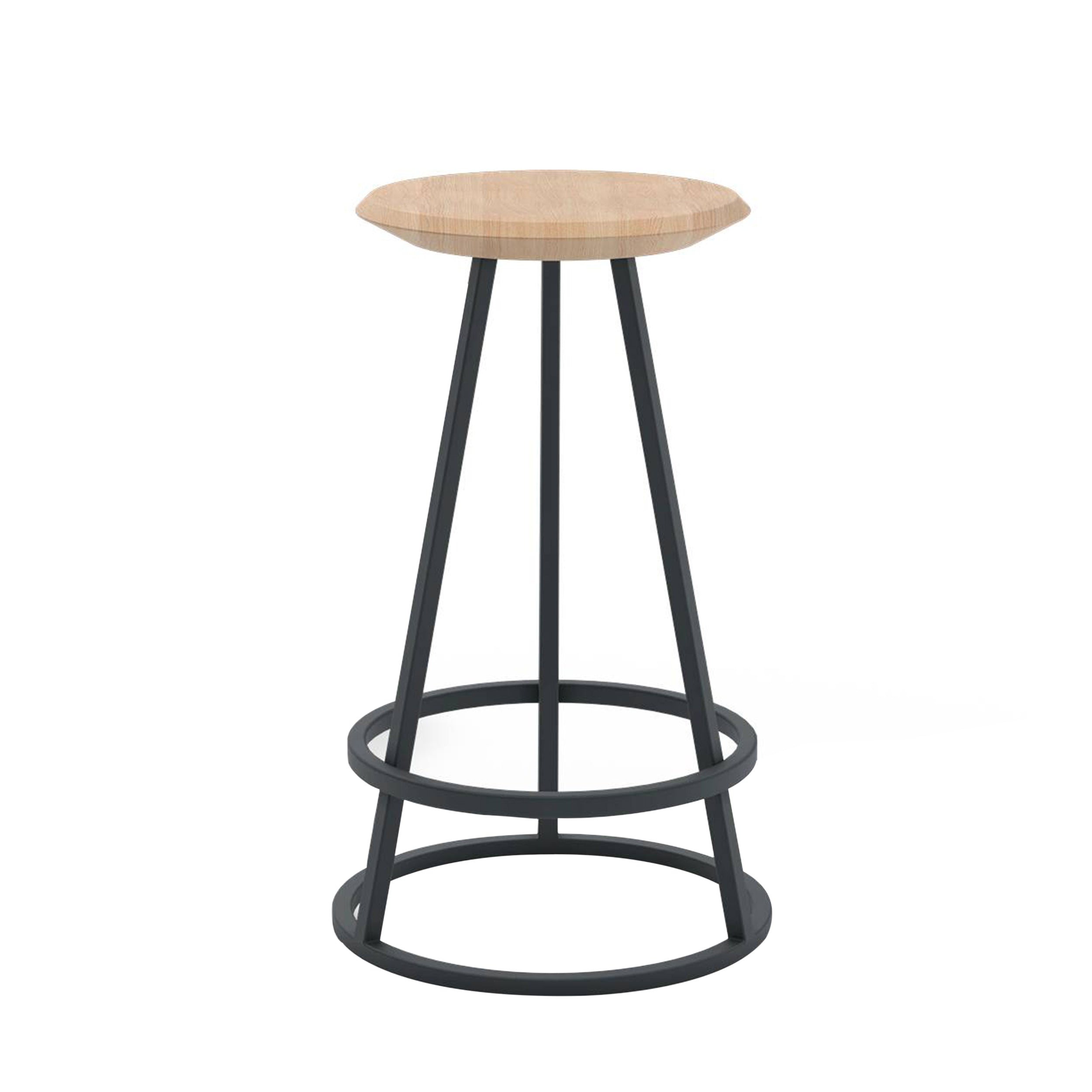 Gustave Bar + Counter Stool: Counter + Natural Oak