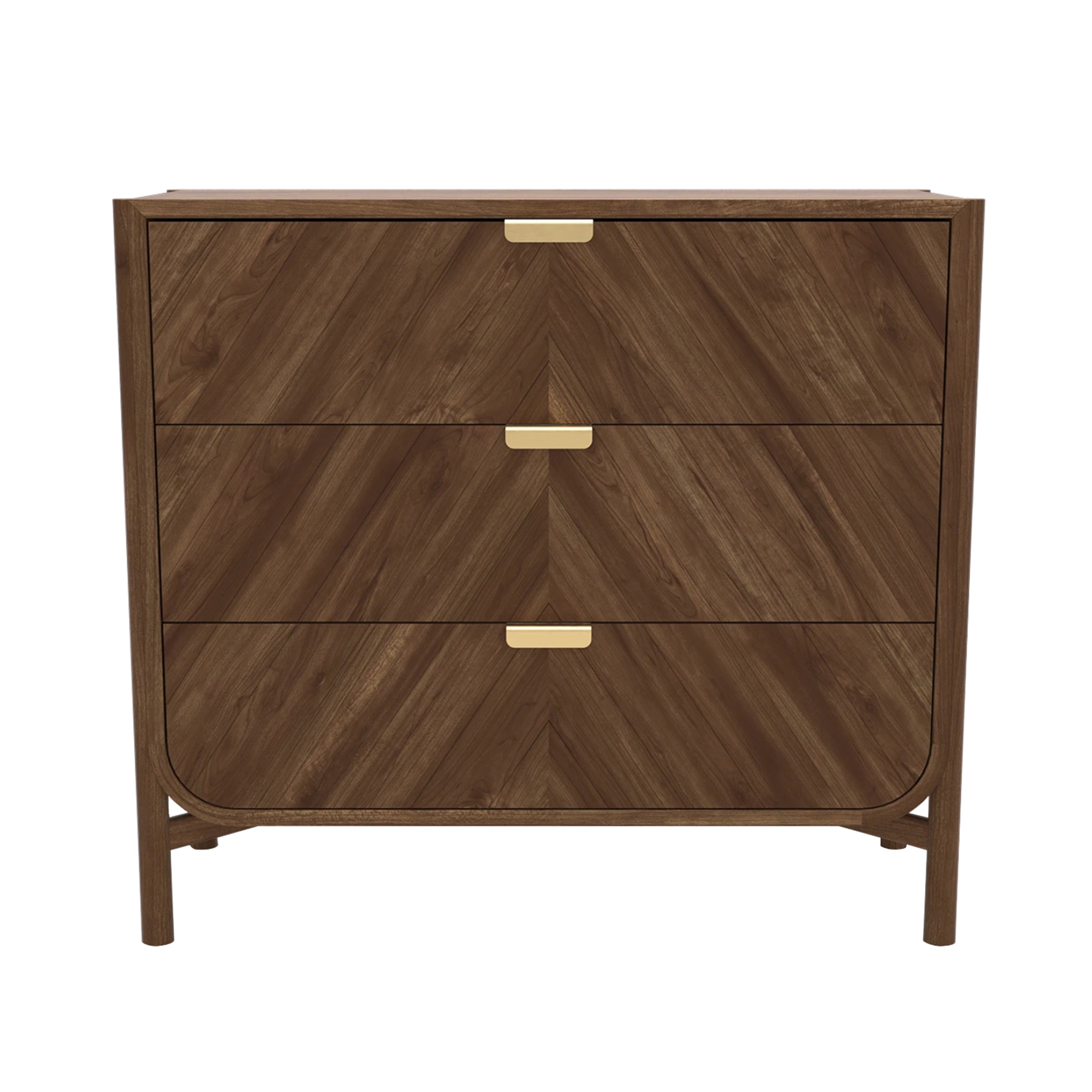 Marius Chest of Drawers: Natural Walnut