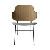 The Penguin Lounge Chair: Seat Upholstered + Natural Oak + Re Wool 0218