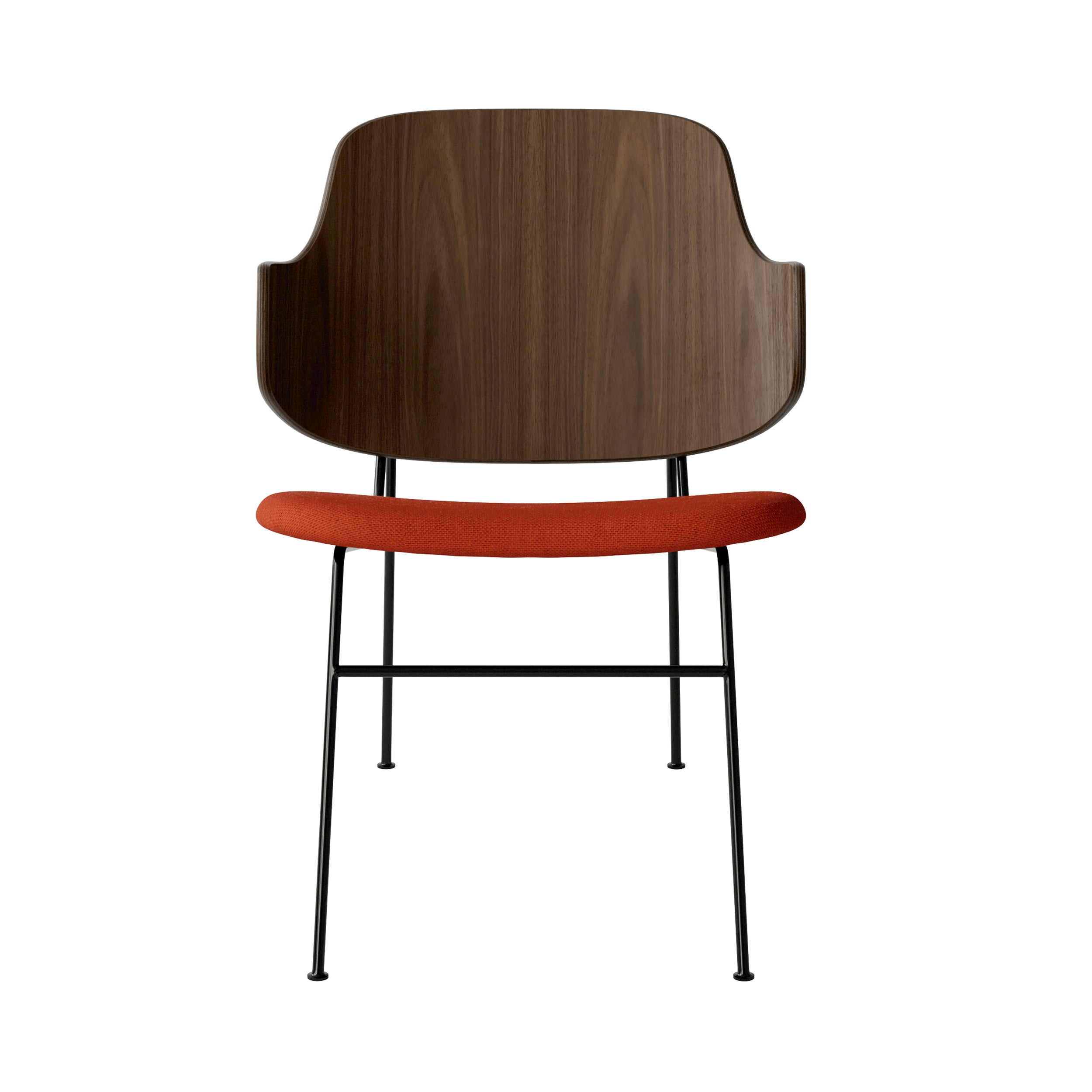 The Penguin Lounge Chair: Seat Upholstered + Walnut + Hallingdal 65 600