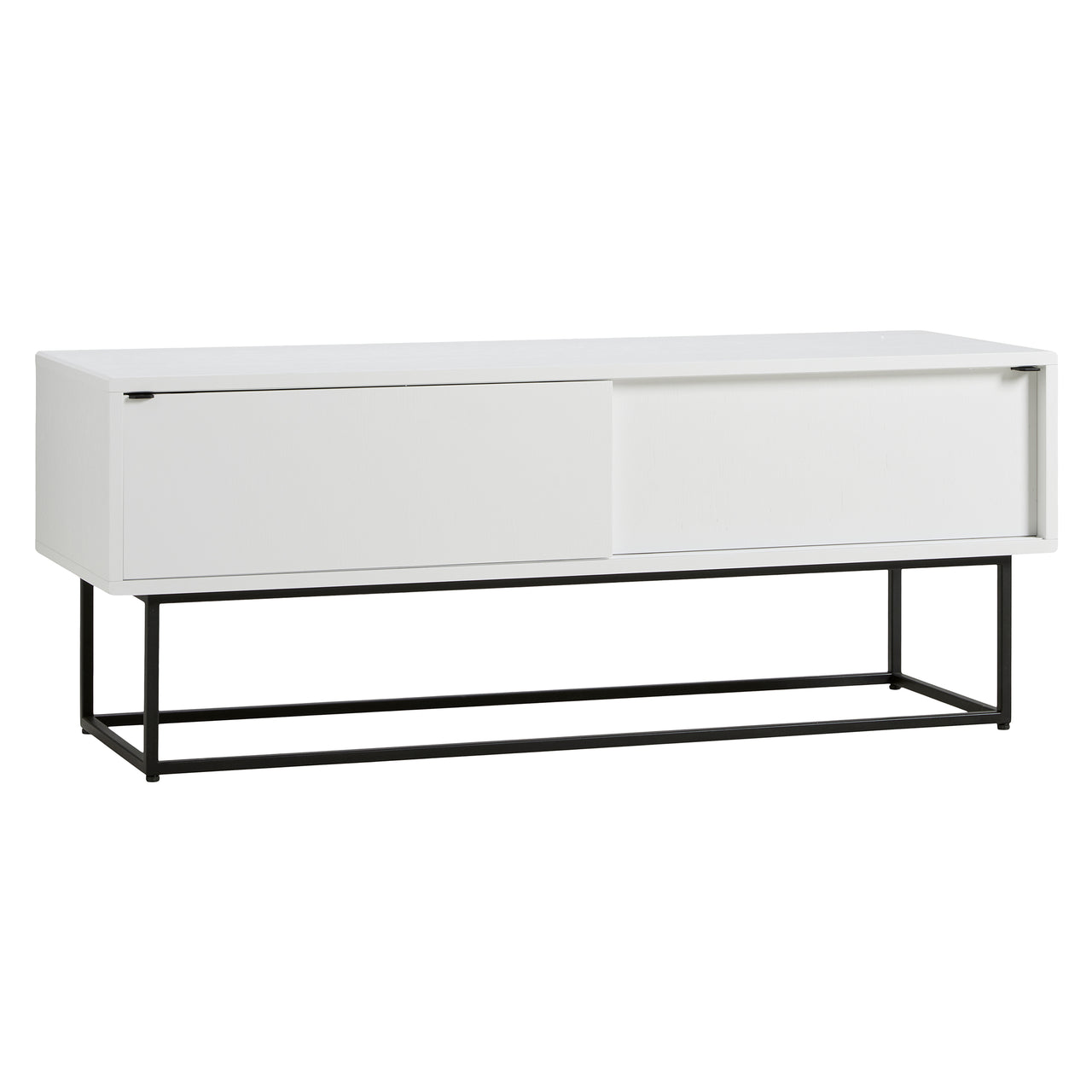 Virka Low Sideboard: White Painted Oak