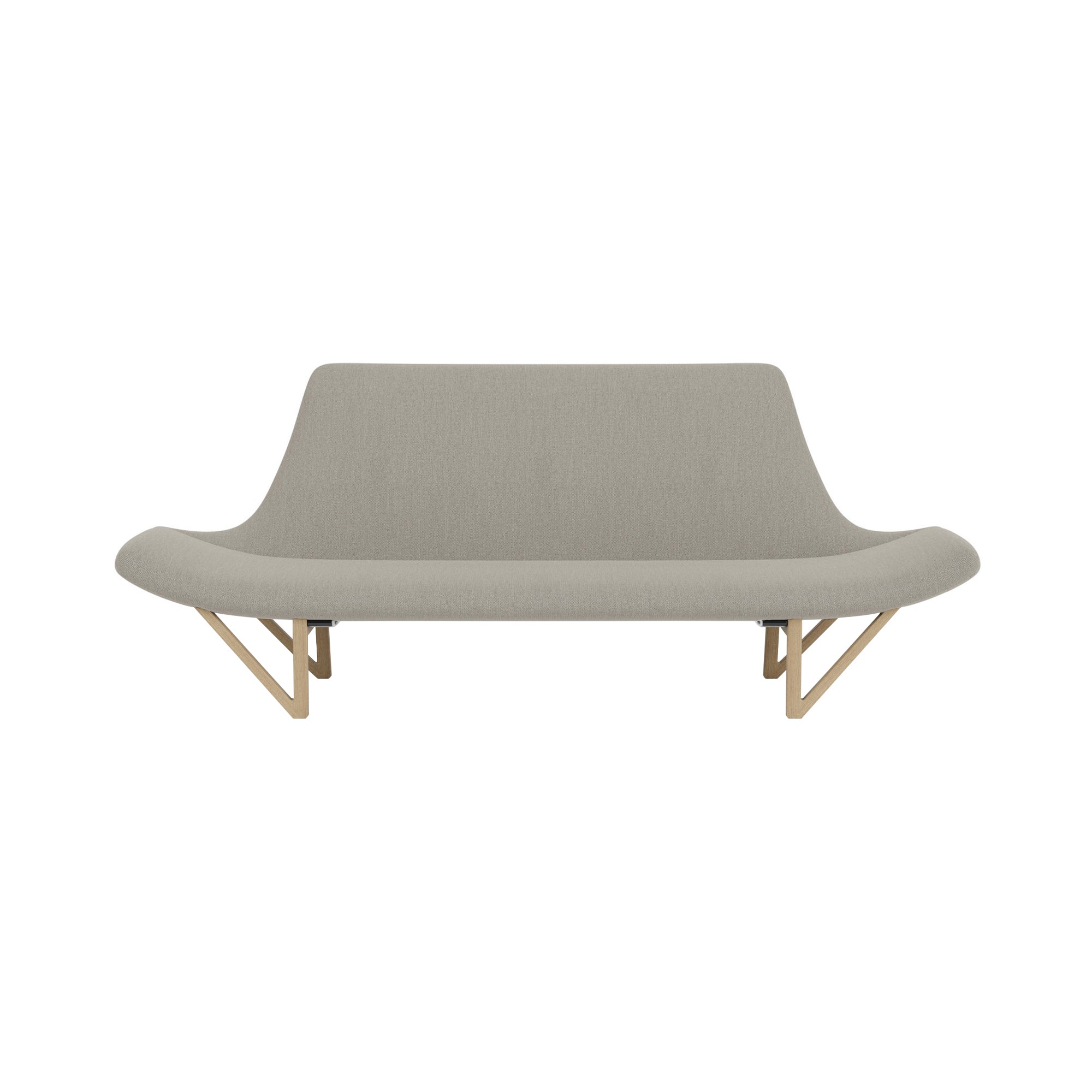 Pagode Sofa: Natural Oak + Re-wool 0218