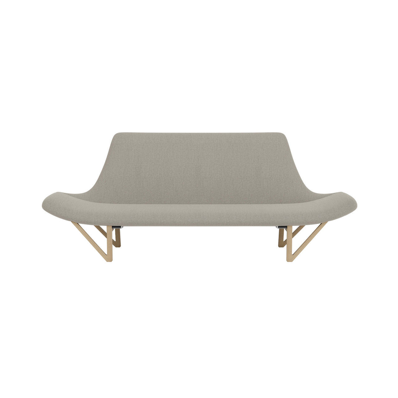 Pagode Sofa: Natural Oak + Re-wool 0218
