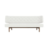 Radiohus 2 Seater Sofa: Without Button + Walnut + Hallingdal 65 0110