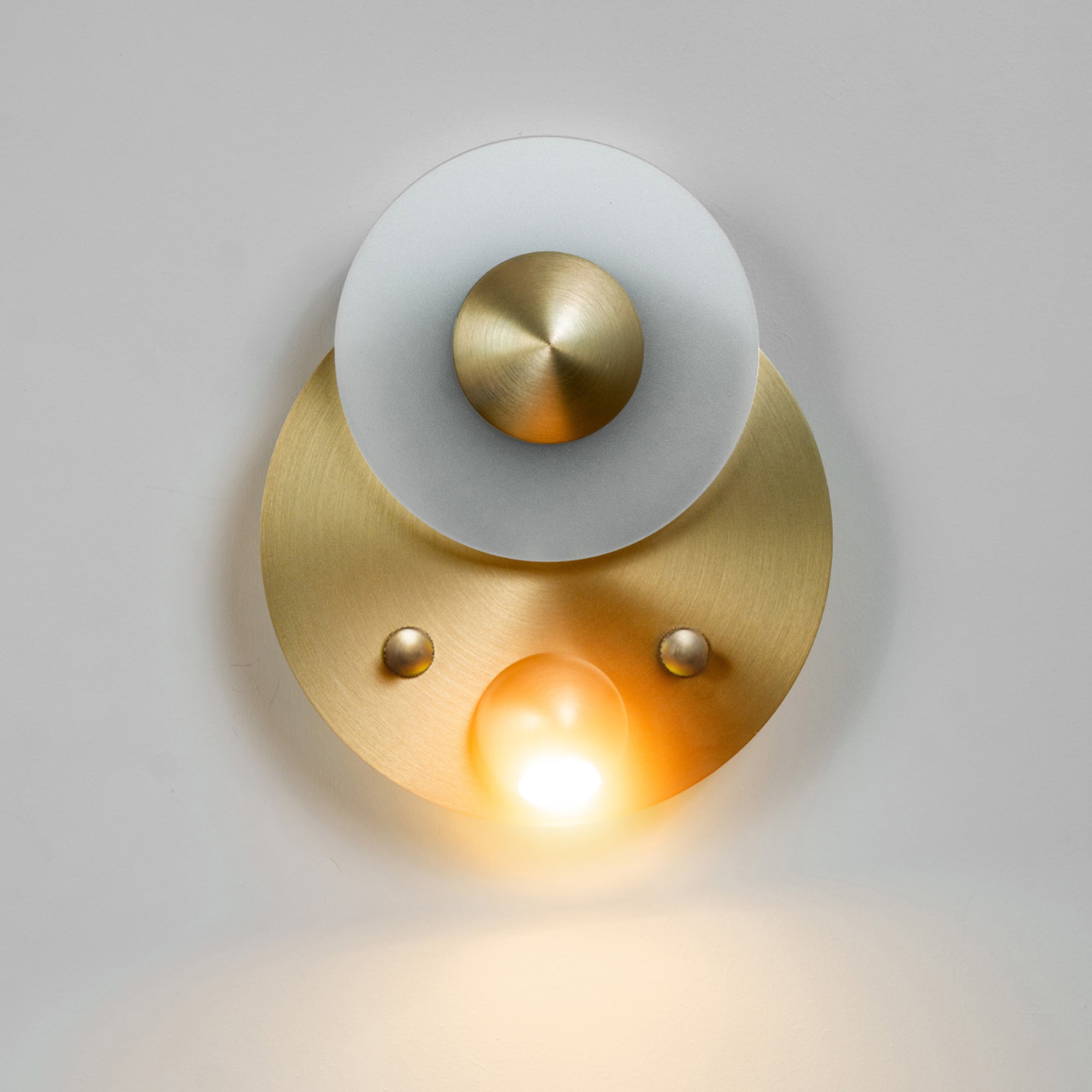 Naboo Wall Light: Base Mount - Diffuser + Spot