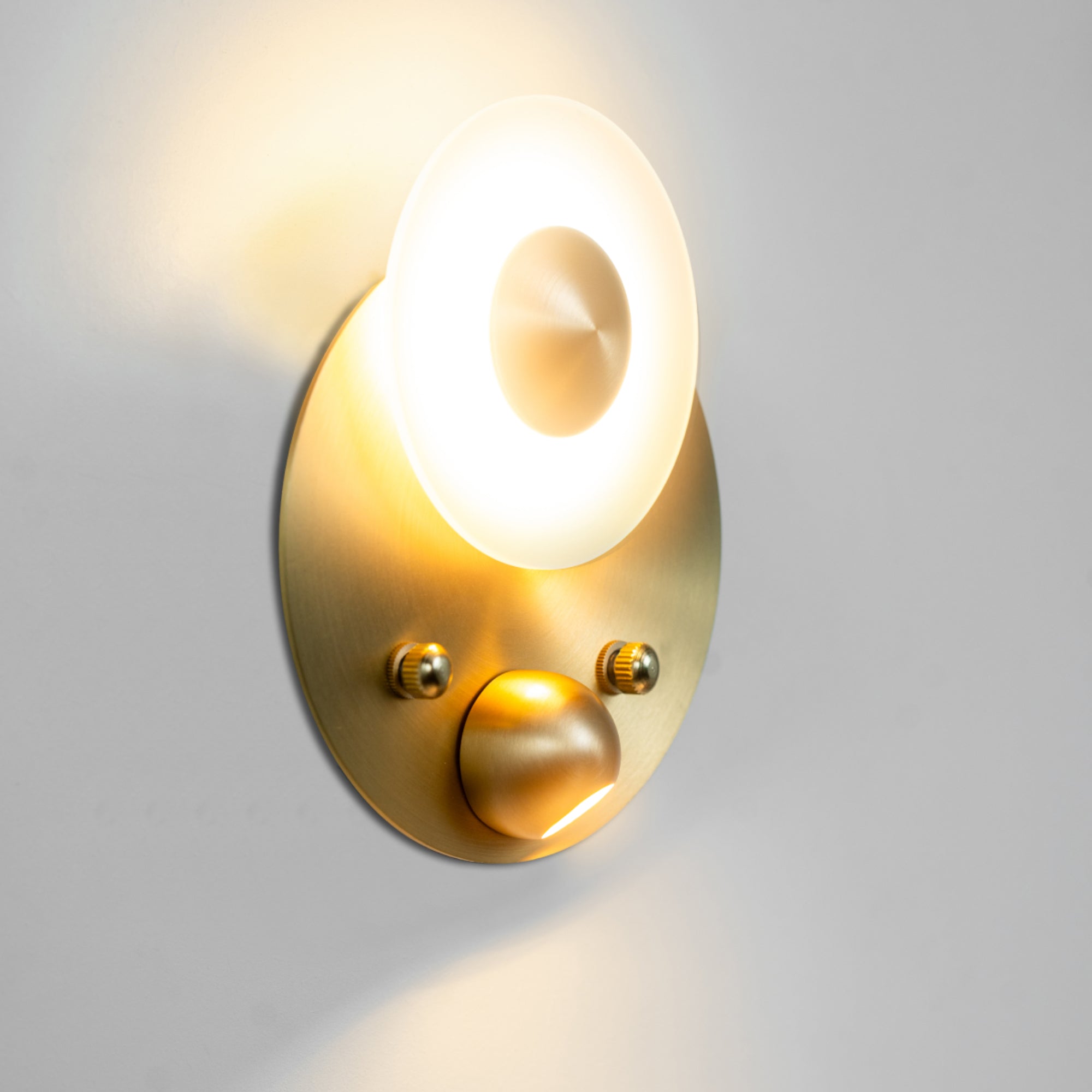 Naboo Wall Light: Recessed - Diffuser + Spot