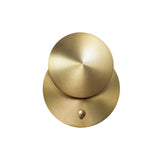 Naboo Wall Light: Base Mount - Reflector + Satin Brass + Satin Brass