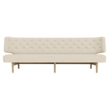 Radiohus 3 Seater Sofa: Without Button + Natural Oak + Hallingdal 65 200