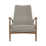 The Seal Lounge Chair: High + Walnut + Re-Wool 0218