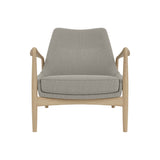 The Seal Lounge Chair: Low + Natural Oak + Re-Wool 0218
