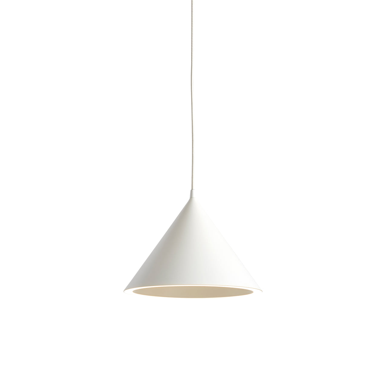 Annular Pendant Light: Small + White