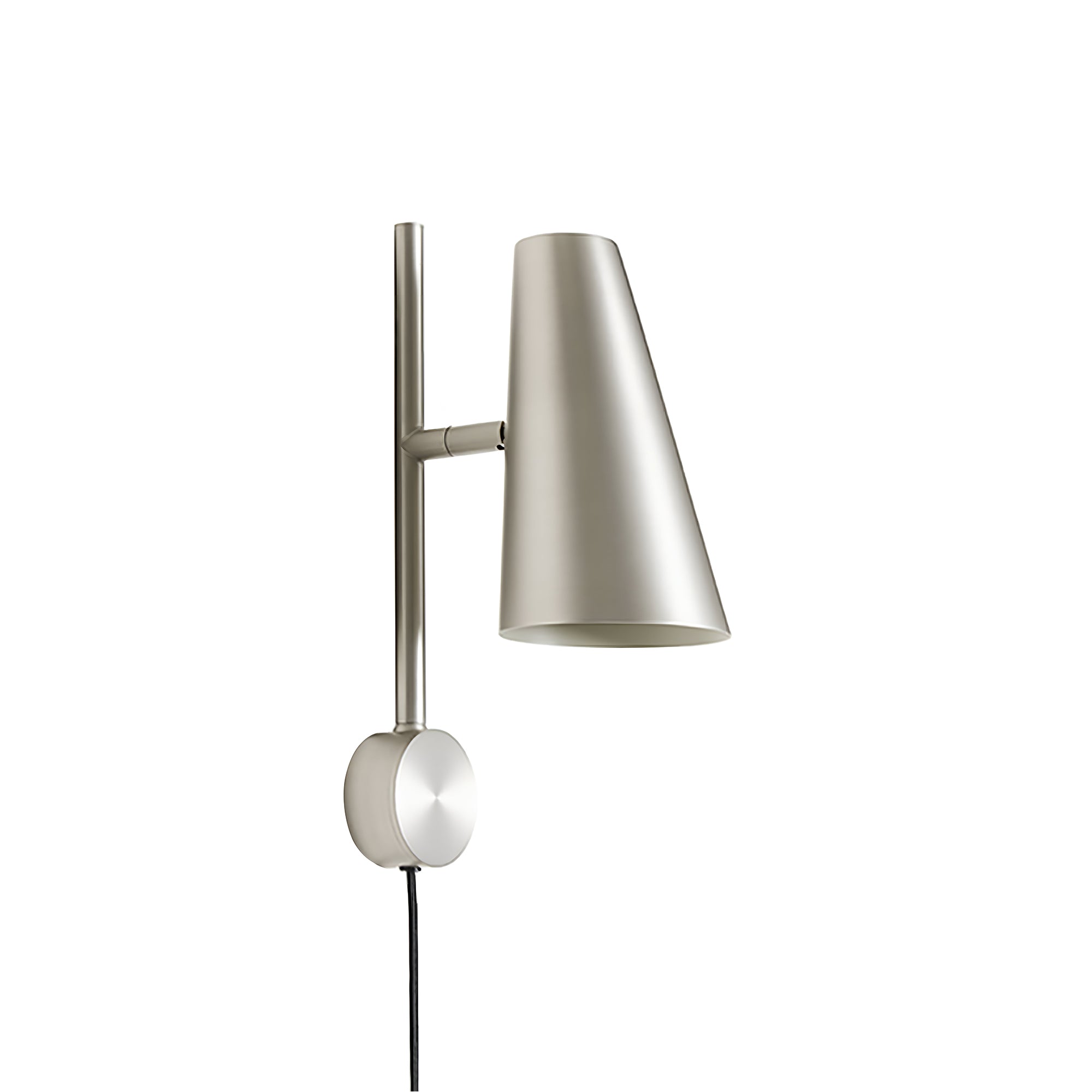 Cono Wall Lamp: Quick Ship + Brushed Plated