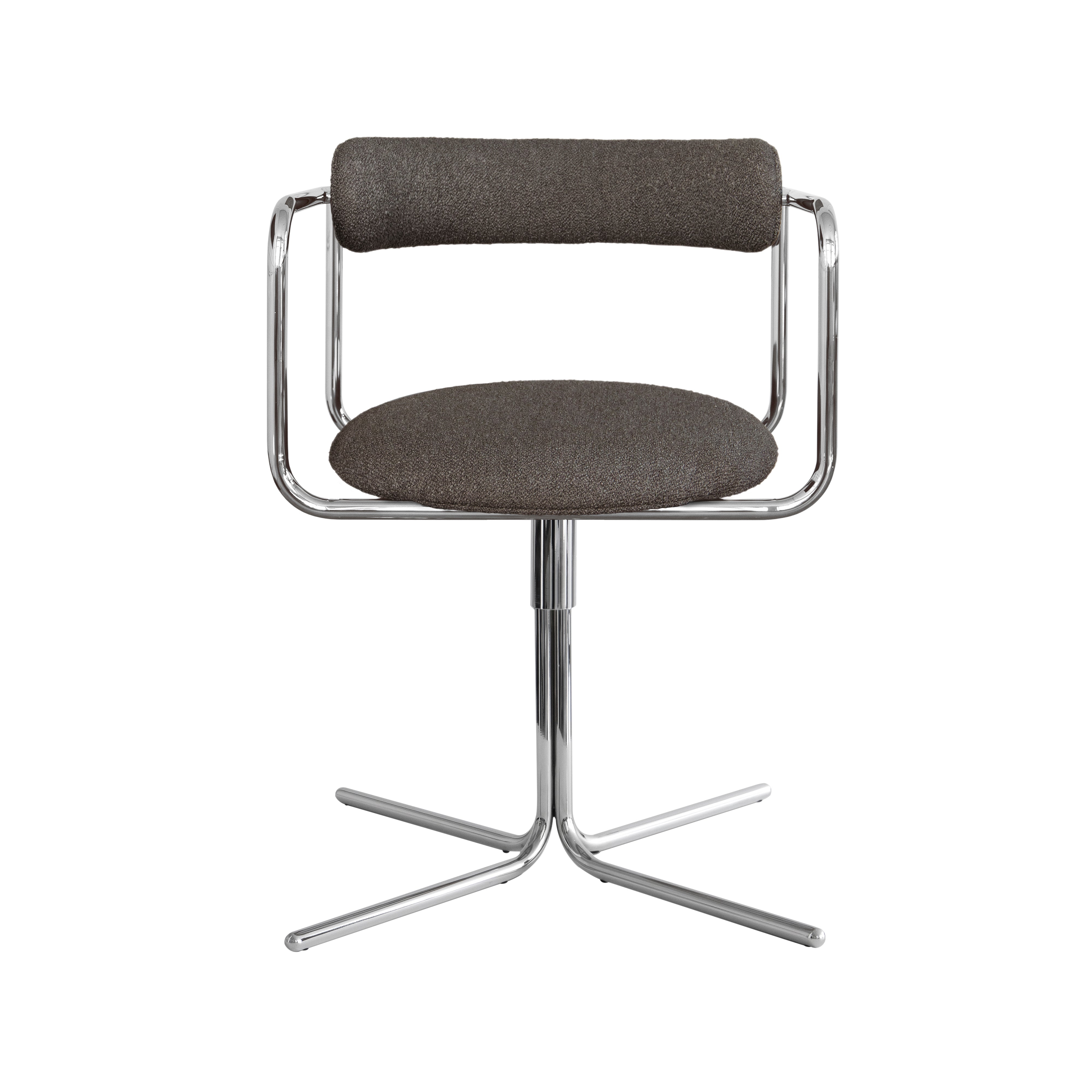 FF Swivel Chair: Chrome