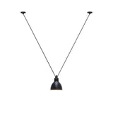 Les Acrobates N° 323 Pendant Lamp: Large + Black + Round