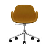 Form Armchair: Swivel 5W Gaslift Upholstered + Aluminum