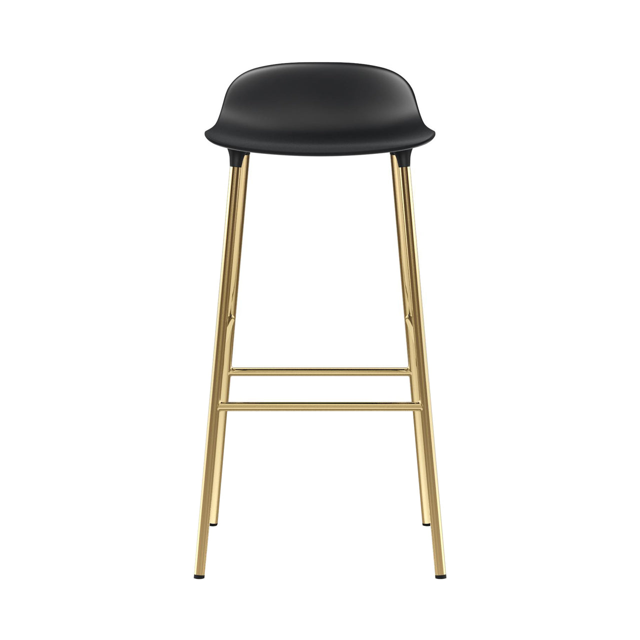 Form Bar + Counter Stool: Brass + Bar + Brass