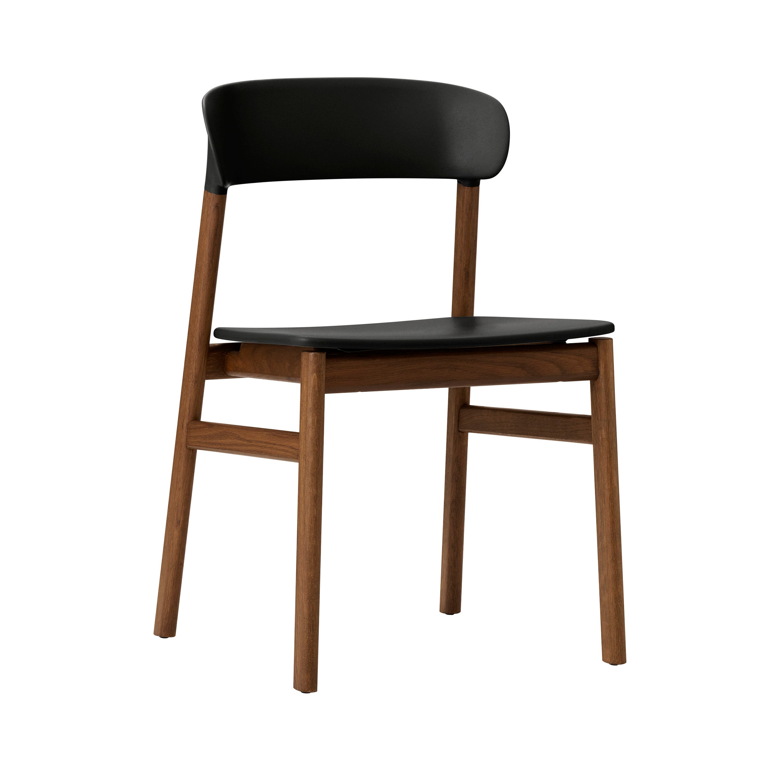 Herit Chair: Smoked Oak + Black