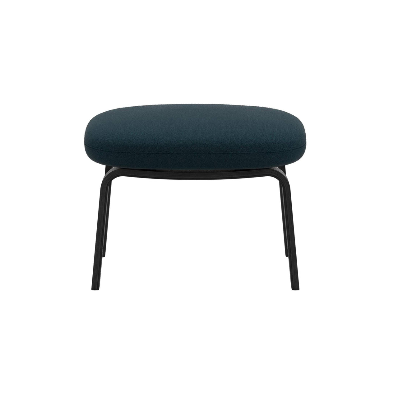 Era Footstool: Wood Base + Bkack Oak