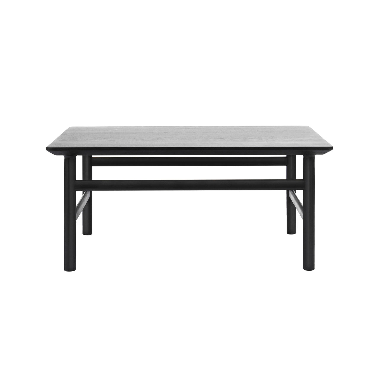 Grow Square Coffee Table: Black Oak