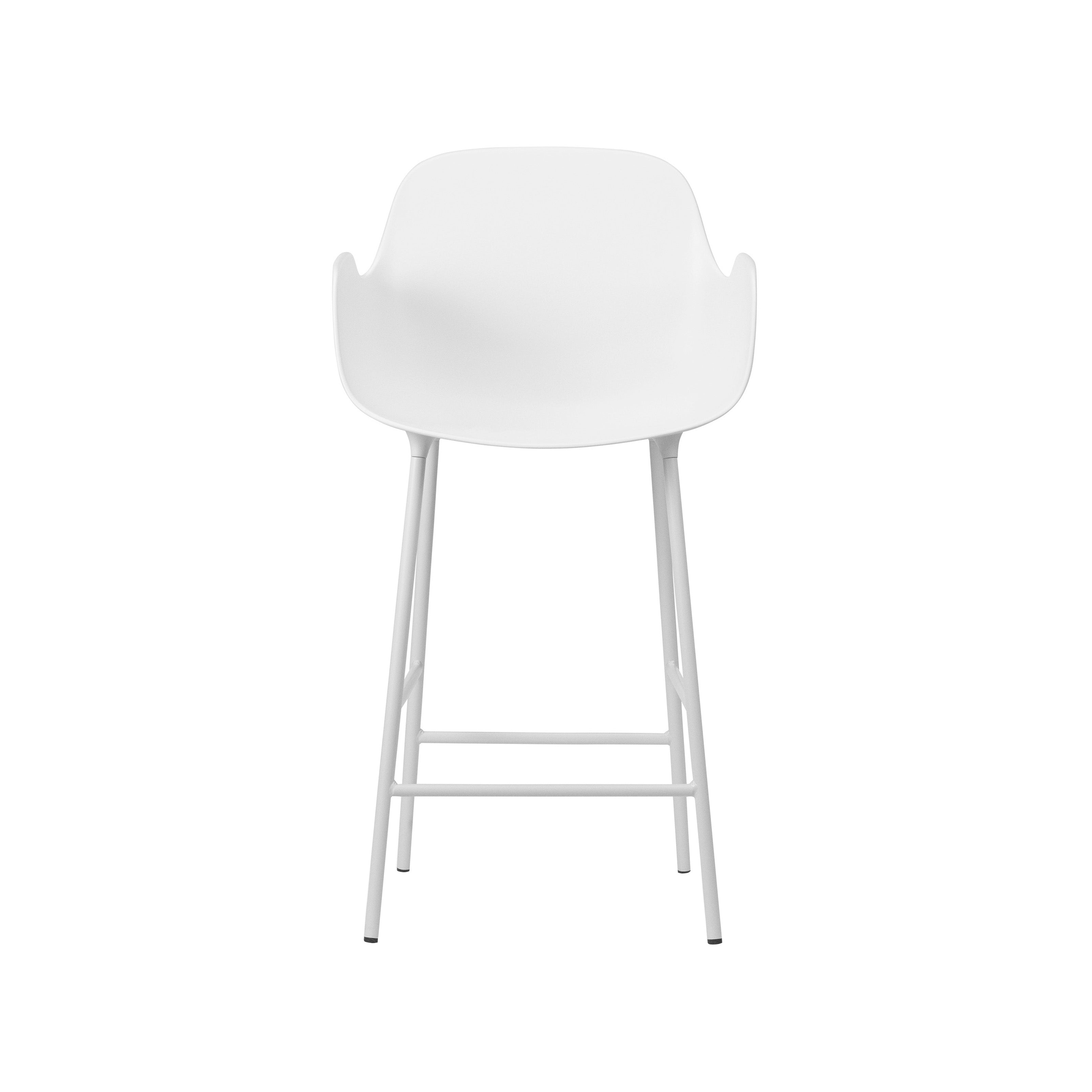 Form Bar + Counter Armchair: Counter + White