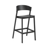 Cover Bar + Counter Stool: Bar + Black + With Footrest