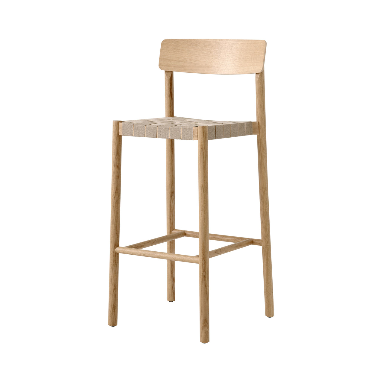 Betty Bar + Counter Chair TK12 + TK15: Bar (TK15) + Lacquered solid oak + Natural