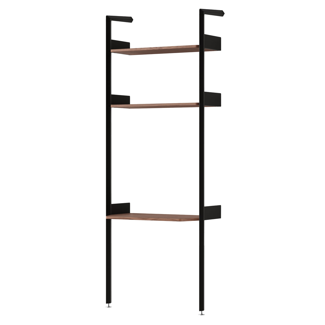Rombe Modules Shelving: IF2 + Lacquered Walnut