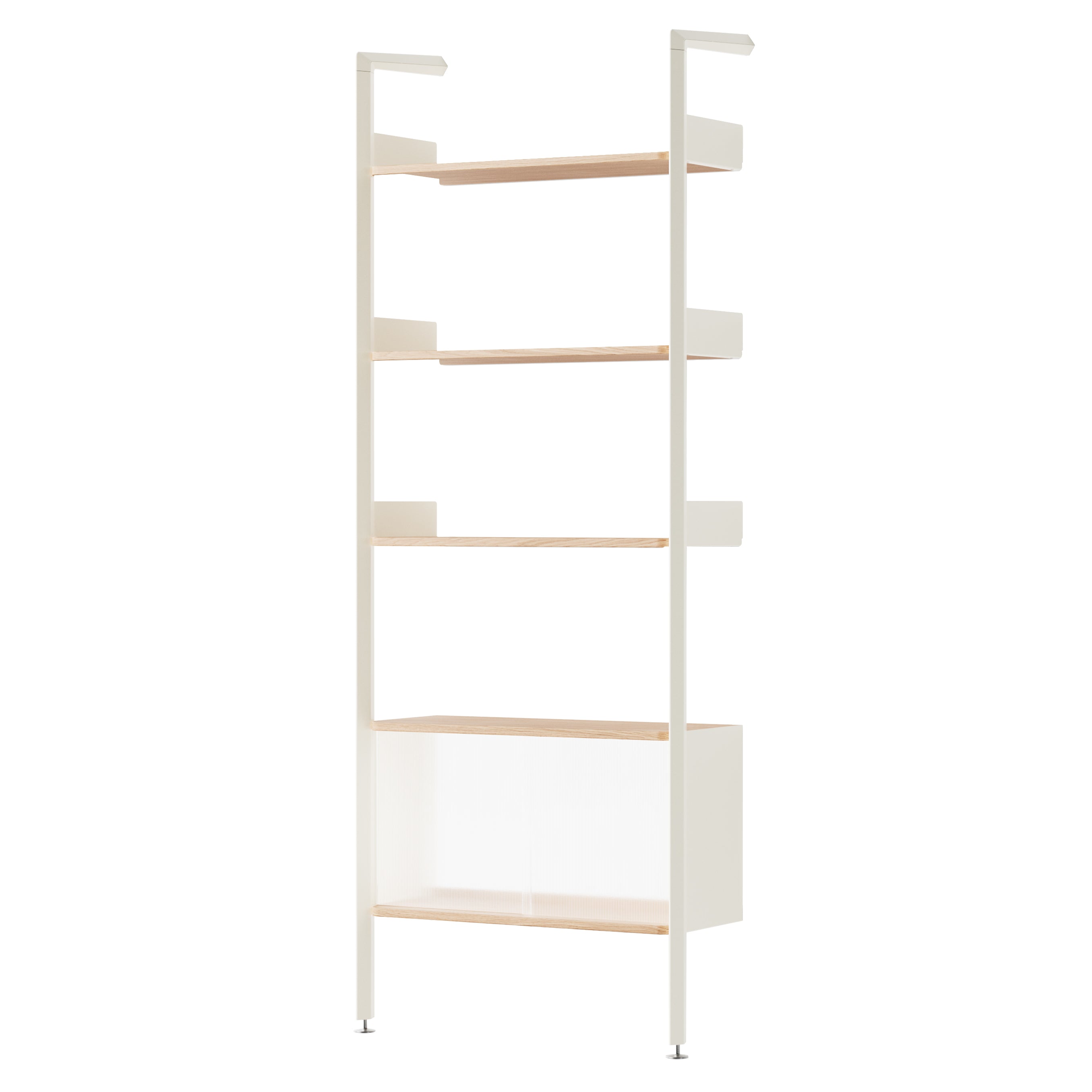 Rombe Modules Shelving: IF3 + Lacquered Oak
