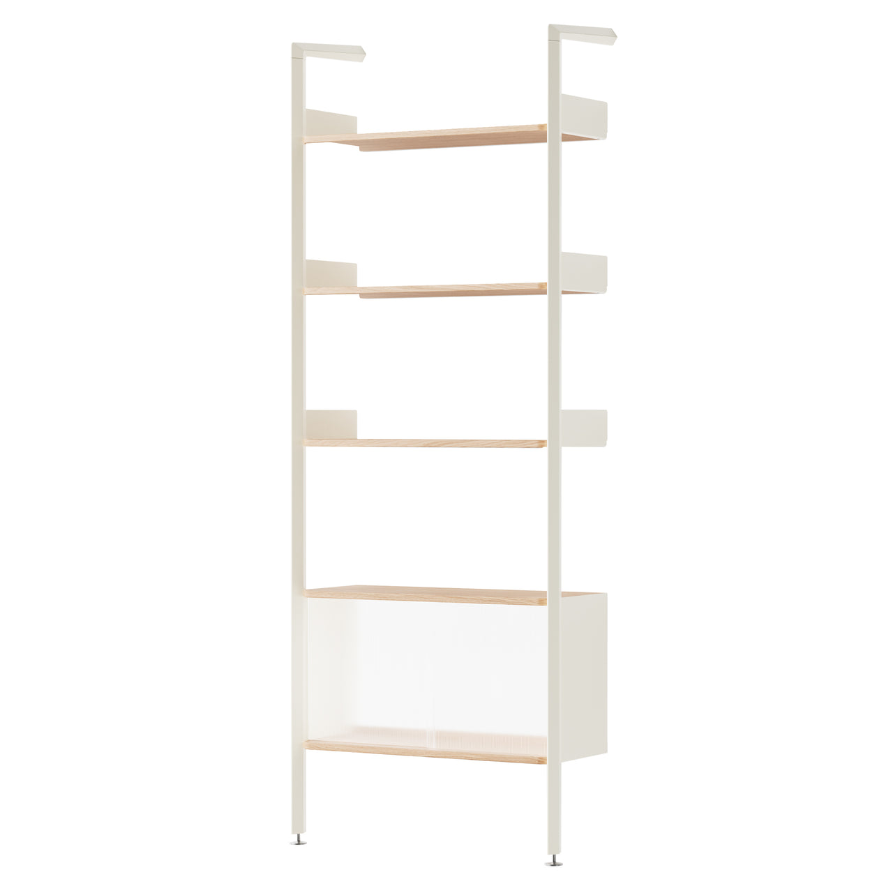 Rombe Modules Shelving: IF3 + Lacquered Oak