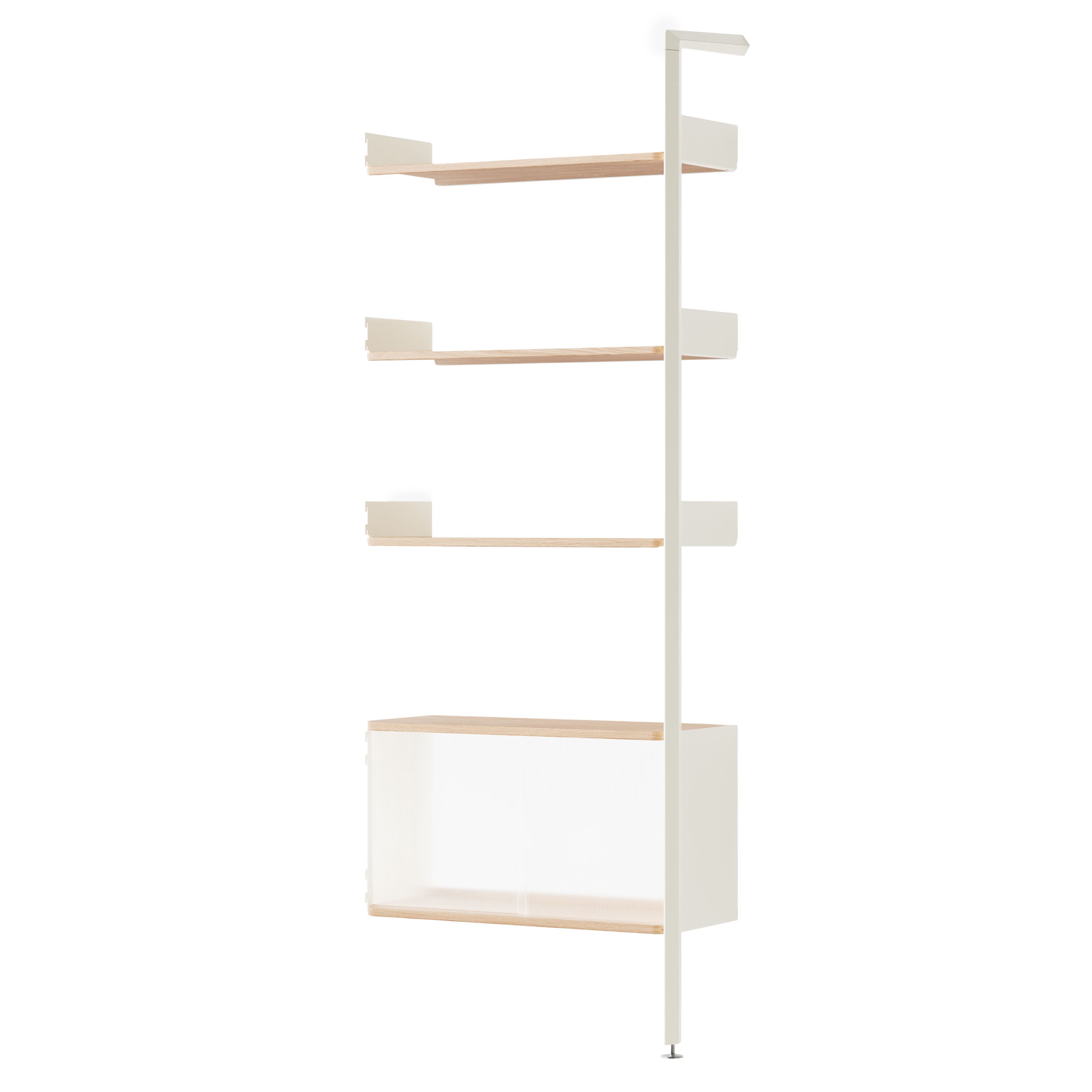 Rombe Modules Shelving: IF6 + Lacquered Oak