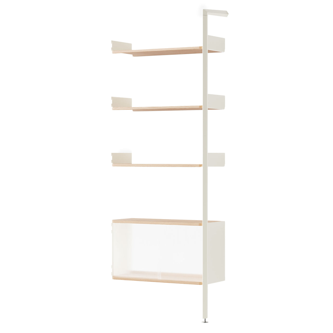 Rombe Modules Shelving: IF6 + Lacquered Oak