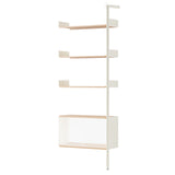 Rombe Modules Shelving: IF6 + Lacquered Oak
