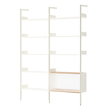 Rombe Modular Shelving: Configuration C + Alabaster