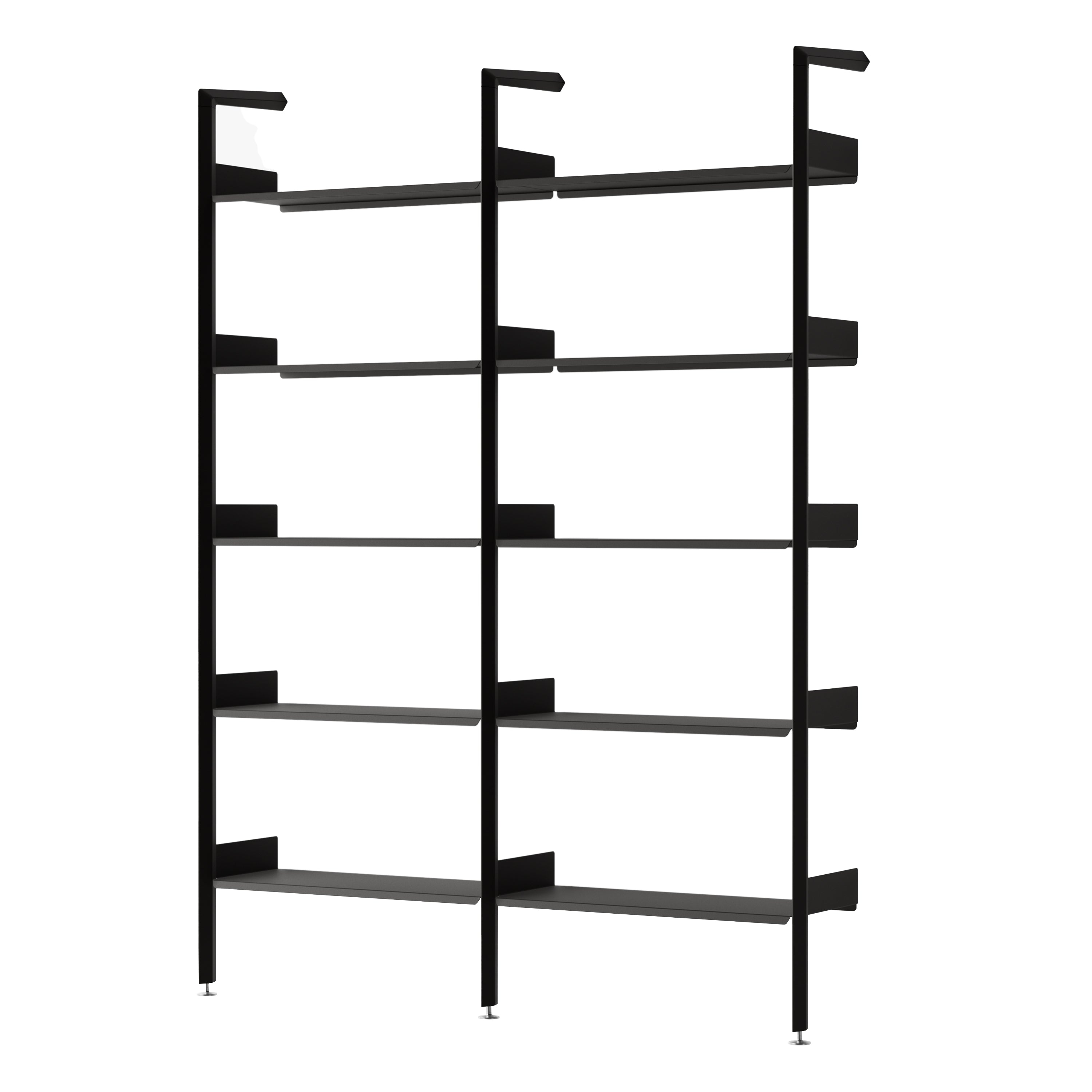 Rombe Modular Shelving: Configuration A + Anthracite