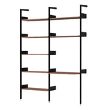 Rombe Modular Shelving: Configuration B + Lacquered Walnut